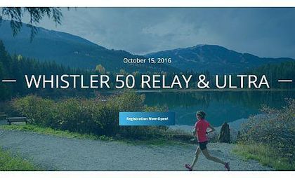 2016 Whistler 50 Relay & Ultra Registration Now Open